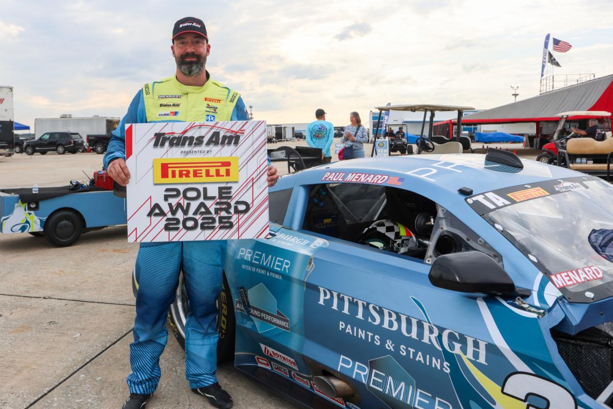 Menard sets TA record and grabs pole for season opener at Sebring